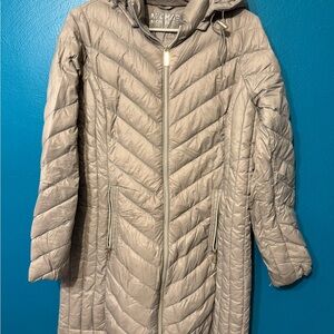 Michael Kors Women's Beige Puffer Coat